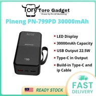 Pineng PN797PD | PN798PD | PN799PD 10000mAh 20000mAh 30000mAh 22.5W Fast Charging with build in cabl