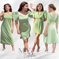 SHADES OF SAGE GREEN FORMAL DRESS