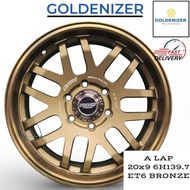 (1pc)20" 4x4 sport rim 20" 6H139.7 20inch Hilux ford ranger d-max pajero triton