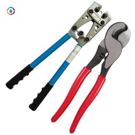 Wire Crimpers Cable Lug Crimping Tools Copper/Aluminum Terminal Ratcheting Electrician'S Pliers