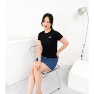 Women's Top Black Geogia T-Shirt Alo