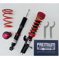 Premium Shock Absorber - Perodua Myvi 2018+/G3 P3 High Low Bodyshift Adjustable Absorber