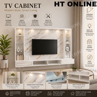[HT ONLINE] 8ft Marble TV Cabinet Wall Mounted Tv Cabinet Kabinet TV Murah Rak Tv Gantung