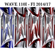 Zumo Sticker Wave110i Wave110i 2014 Model 17 (Bright Color Shiny Color) Genuine Glossy Coating)