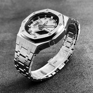 Suitable for Casio GA2100/GM2100/GMA-S2100/GA2110/GBM2100 Farm Oak Stainless Steel Case Strap Modifi