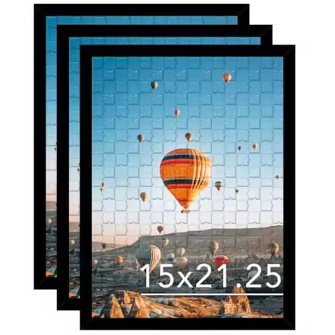 15x21.25 Puzzles Frame Set of 3 Wall Hanging 15 x 21.25 Picture Frame for 15 by 21.25 Poster Photo C