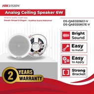 HIKVISION DS-QAE0206G1-V ANALOG CEILING SPEAKER 6W 95DB 90HZ - 20KHZ INDOOR