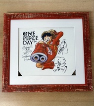 ‼️展示‼️ ONE PIECE 海賊王 航海王 尾田榮一郎 &  路飛 Luffy 草帽海賊團聲優們 親筆簽名 Eiichiro Oda & Straw Hat Pirates Voice Acto