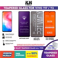️ Tempered Glass ️ Vivo Y17 / Y3 1902, V1901A, V1901, 1901 Anti-Scratch Mobile Phone Glass Tempered 