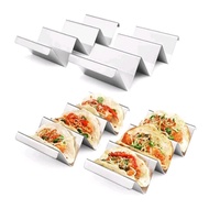 Stainless Steel Taco Holder Stand Nachos Holder Mantou/ Holder Chromeboloni and Taco Cake display Ra
