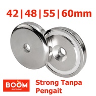 Strong Neodymium N52 Magnet Without Hook Diameter 42, 48, 55, 60mm