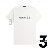Fred Perry Split Graphic Tee White Original Fred Perry T-Shirt/ Original