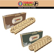 TOBAKI Racing HEAVY DUTY Rantai O RING GOLD Chain Motor 415 428 140 132 ORING Y15 LC EX5