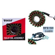 OKO Benelli RFS150 RFS150I RFS 150 Fuel Coil Stator Starter Assy Magnet Racing Motosikal Spare Parts