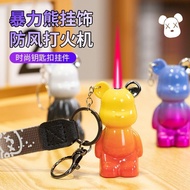 Violent Bear Lighter Gas Lighter Influencer ins Tik Tok Gas Lighter Birthday Gift Lighter 26/3/3