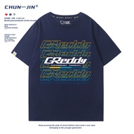 ✨ Attitude JDM Culture Mens Short-Sleeved Modified Car 86GR Modified Brand Neon Light BRZ T-Shirt Cl