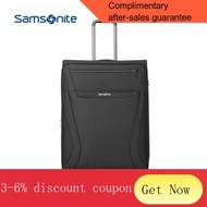 sg spot luggage Samsonite/Samsonite Fashion Trolley Case Aircraft Wheel Soft Suitcase Luggage for Men and Women20/25/29I