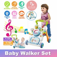Ready Stock - 5in1 Baby Walker 3in1 Toddler Push Music Walker, education learning toys toy Musical P