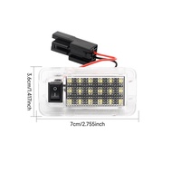 Toyota Venza Sienta bZ4X Century Tailgate LED Light Black Shadow Car Interior Lamp Compatible with T