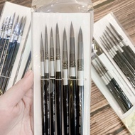 Bộ Cọ Vẽ Đầu Tròn SUNWAY B207 Lông Sóc – Cọ Vẽ Màu Nước Chuyên Dụng