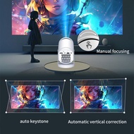 Barrel Projector Household Portable Mobile Phone Projector Outdoor Small Same Screen Mini Projector 