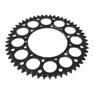 ล้อโซ่อลูมิเนียมอัลลอยด์สีดำและเขียวสำหรับคาวาซากิ 7075-T6