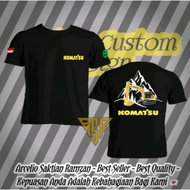 Komatsu Excavator Komatsu Yellow Pattern T-Shirt