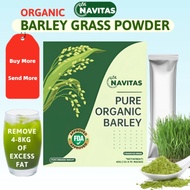 Naveta Barley Grass Powder Pure &amp; Organic,Navitas barley grass powder original 100% organic barley low carb for weight loss detoxify the body 20pcs/bag