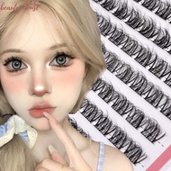 8D Fluffy False Eyelash - Single Cluster Eyelash Extension - Self-Adhesive, Segmented Grafting - Eye