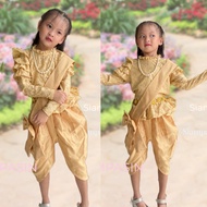 PTT ชุดไทยเด็ก / เสื้อลูกไม้เด็ก หญิง - ตัวเลือก อายุ 4 5 6 7 8 9 10 11 ขวบ เสื้อลูกไม้เด็กหญิง เสื้