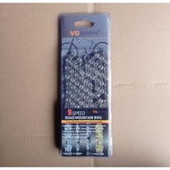 VG sports 9sp 9-speed 9-speed hollow chain silver mtb folding road bike chain