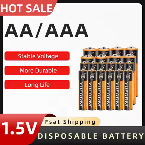 NEW AA Battery 1.5V AAA Disposable Alkaline Dry Battery for LED Light Toys Mp3 CameraFlashShaverCDPl