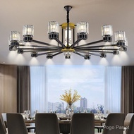 W8New Chinese Style Restaurant Chandelier with Spotlights for Dining Rooms, Hotels, Private Rooms, R