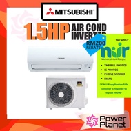 [SEDA] Mitsubishi 1.5HP SRK13YYF Inverter SRK13YYF-W4 YYF Aircond SRK13YYFW4 / 2.0HP SRK18YYF-W4 / S