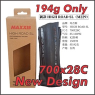 Bikersmaniac Tyre Road Bike Maxxis High Road SL 700X28c CLINCHER Tayar RB Basikal Lightweight