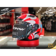 LIMITED EDITION GRACSHAW HELMET GENNEX G535 ULTRAMAN /OPEN FACE HELMET / GRACSHAW HELMET