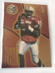 ~NFL~Tommie Frazier 1996 Press Pass Prepaid 美式足球卡