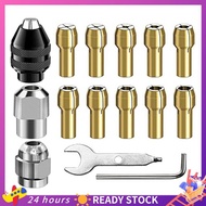 【HOT SALE】 Drill Chuck Collet Set, 28 Pcs Chuck Collet Kit(1/32 - 1/8Inch)Replacement 4486 Drill Key