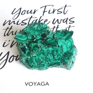 167 Crystal Garden-Ore Crystal-Congo Malachite Sliced Raw Ore