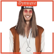[Dynwave] Cool Hippie 60s 70s Peace Costume Roleplay Party Carnival Accessories Set