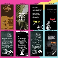 Motivational Quotes Bitter Coffee cafe Display Coffee Quotes Vintage Wooden Walldecor