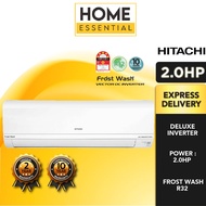 Hitachi Air Conditioner Deluxe Inverter Series R32 (2.0HP) RAS-SH18CKM/RAC-SH18CKM
