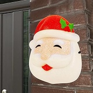 Joliyoou Christmas Porch Light Cover, 11.8" x 9.1" x 3.7" Santa Clause Xmas Outdoor Light Cover, Chr