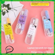 Mini hair straightener, hair curler, straight hair clip, hair curler, bangs straightener