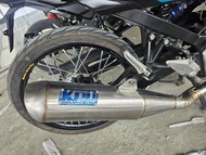 KOU PIPE for Raider 150 Carb & F.I ( full set elbow + canister)