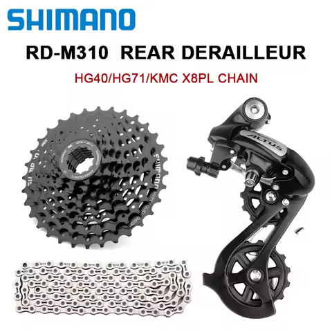 Shimano Altus RD-M310 8S Groupset MTB Bike Chain HG71/HG40 KMC 8V Mountain Bike Cassette bicycle HG3