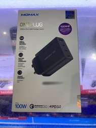 Momax One Plug GaN 100W 四輸出快速充電器 (UM22)