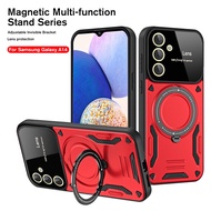 Samsung Galaxy A54 5G A14 A34 Full Lens Magnetic Bracket Cover Samsung Galaxy A54A14 A34  Funda Multifunctional Rotating Ring Cover