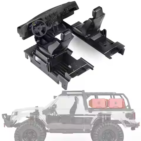 Grc Interior Kit / Seat / Dashboard For 1/10 Rc Crawler Car Trasx/as Trx4 Sport Option Upgrade Parts