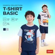 CANIFA boys' t-shirt, USA short sleeve cotton t-shirt with print that meets OEKO-TEX standards 2TS26